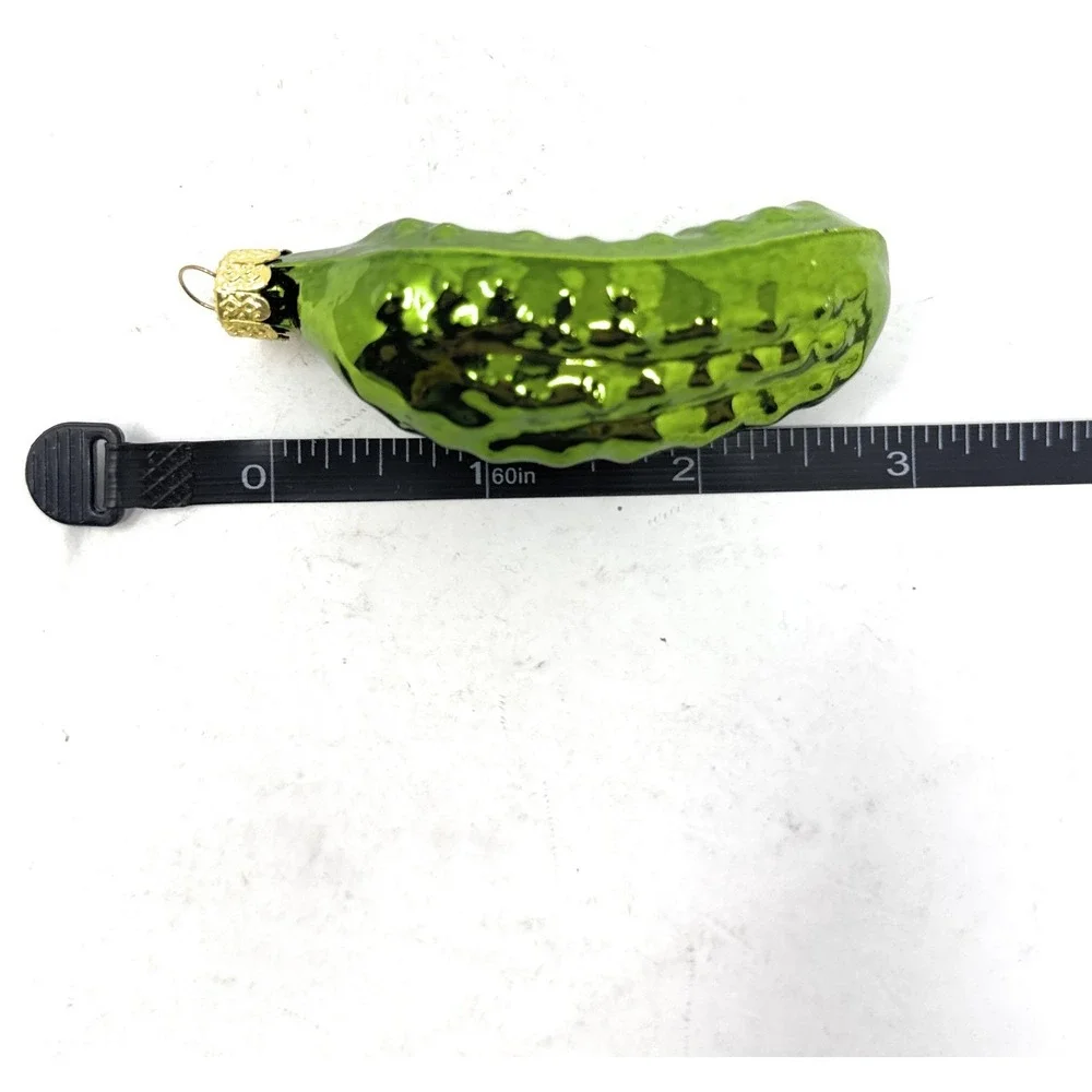 Kringle‎ Glass Pickle Ornament Kurt Adler Germany Christmas Tradition